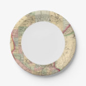Minnesota Karte von Mitchell Pappteller (Vorderseite)