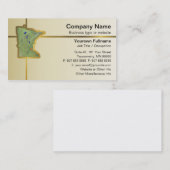 Minnesota-Karten-Visitenkarte Visitenkarte (Vorne/Hinten)