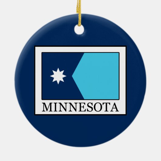 Minnesota Keramik Ornament (Hinten)