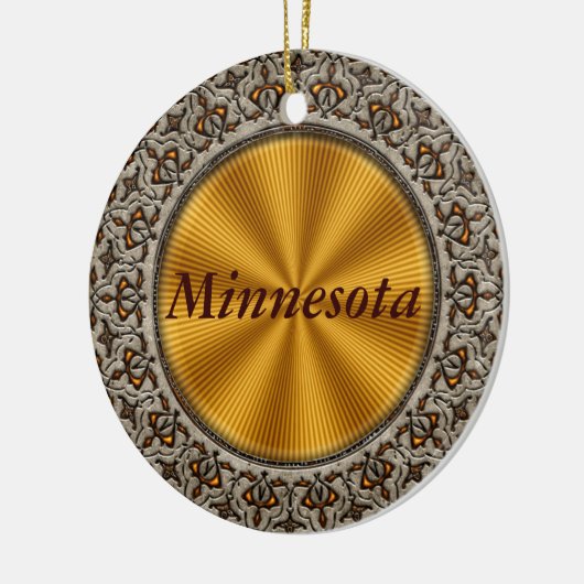 Minnesota Keramik Ornament (Links)