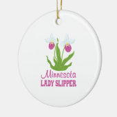 Minnesota Lady Slipper Keramik Ornament (Links)
