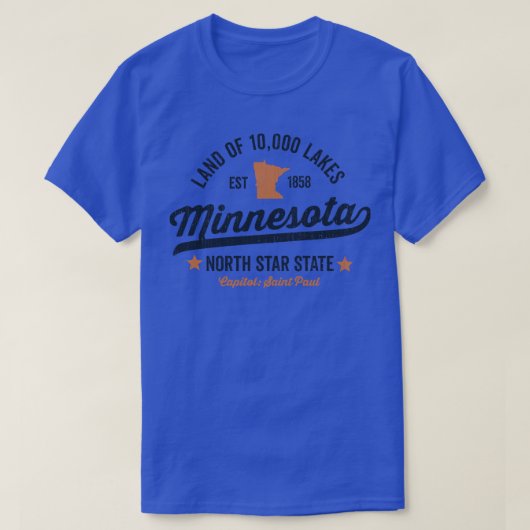 Minnesota Land der 10000 Seen 1 T-Shirt (Design vorne)