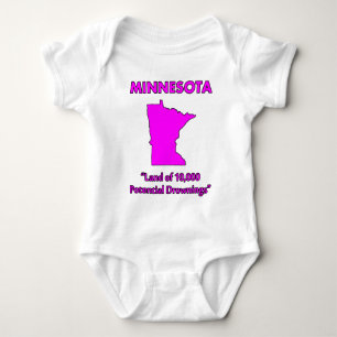Minnesota - Land der 10.000 potenziellen Ertrinken Baby Strampler