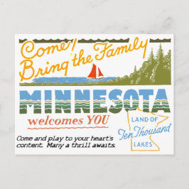 Minnesota - Land der Zehntausend Seen Postkarte