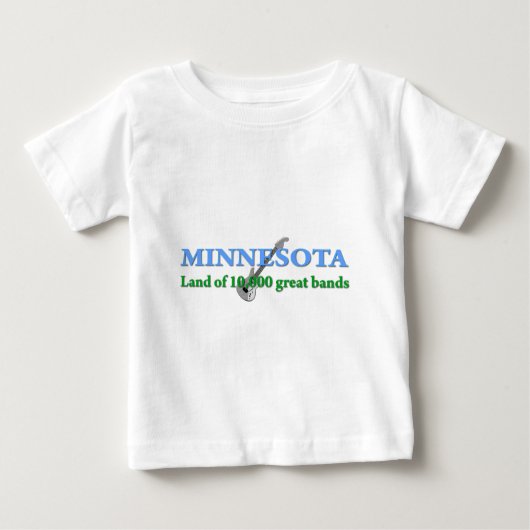 Minnesota - Land mit 10 000 Bands Baby T-shirt (Vorderseite)