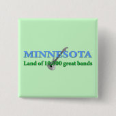 Minnesota - Land mit 10 000 Bands Button (Vorderseite)
