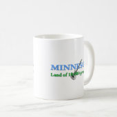 Minnesota - Land mit 10 000 Bands Kaffeetasse (VorderseiteRechts)