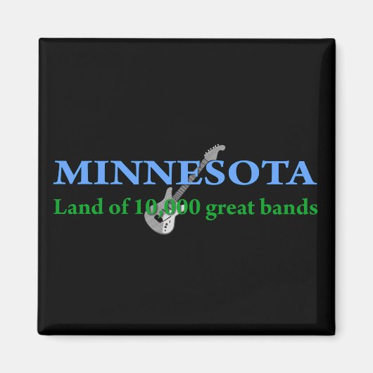 Minnesota - Land mit 10 000 Bands Magnet (Vorne)