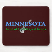 Minnesota - Land mit 10 000 Bands Mousepad (Vorne)