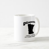 Minnesota - Land von 10.000 Seen Kaffeetasse (VorderseiteRechts)