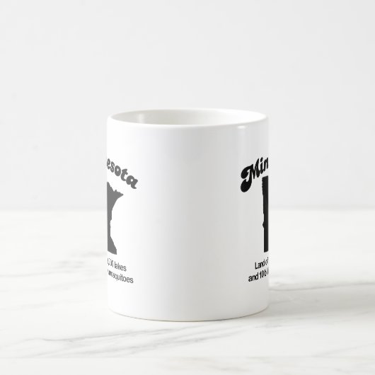 Minnesota - Land von 10.000 Seen Kaffeetasse (Mittel)
