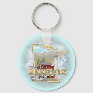 Minnesota Leuchtturm-Schlüsselanhänger Schlüsselanhänger