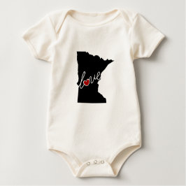 Minnesota-Liebe!  Geschenke für Mangan-Liebhaber Baby Strampler