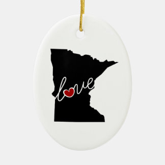 Minnesota-Liebe! Geschenke für Mangan-Liebhaber Keramikornament