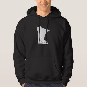 Minnesota Liebe Heart Zuhause Staat Mittelwestlich Hoodie