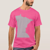 Minnesota-Liebe von Mauve Active T-Shirt (Vorderseite)