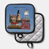Minnesota Lighthouses Topflappen (Vorderseite/Rückseite)
