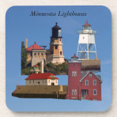 Minnesota Lighthouses Untersetzer (Vorderseite)
