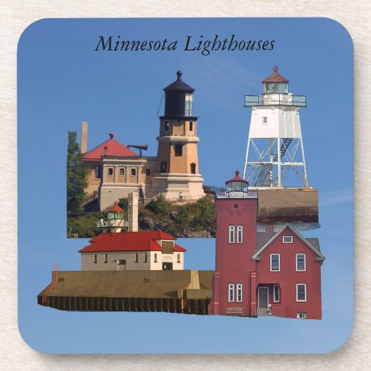 Minnesota Lighthouses Untersetzer (Vorderseite)
