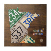 Minnesota-Lizenz-Platten-Karten-Keramik-Fliese Fliese (Vorderseite)
