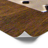 Minnesota-Lizenzplakette Karte Drucken Poster (Ecke)