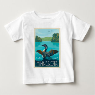 Minnesota Loon Baby T-shirt