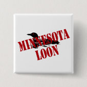 Minnesota Loon Button (Vorderseite)