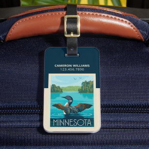 Minnesota   Loon Gepäckanhänger