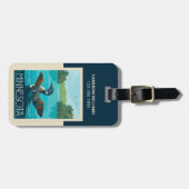 Minnesota | Loon Gepäckanhänger (Vorderseite horizontal)