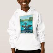 Minnesota | Loon Hoodie (Vorderseite)