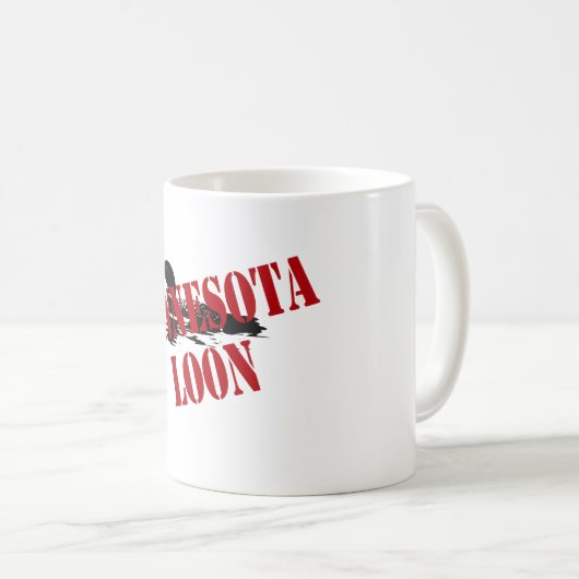 Minnesota Loon Kaffeetasse (VorderseiteRechts)