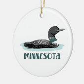 Minnesota Loon Keramik Ornament (Links)