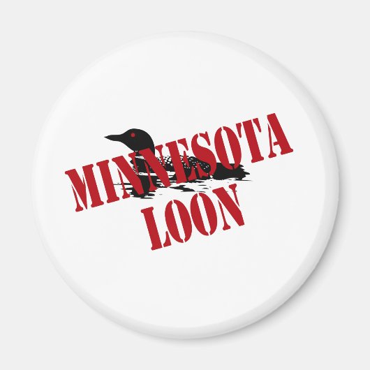 Minnesota Loon Magnet (Vorne)
