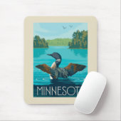 Minnesota | Loon Mousepad (Mit Mouse)