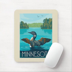 Minnesota   Loon Mousepad