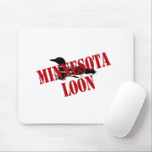 Minnesota Loon Mousepad (Mit Mouse)