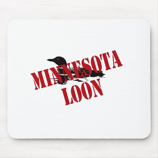 Minnesota Loon Mousepad (Vorne)