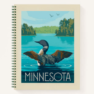Minnesota Loon Notizblock
