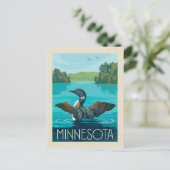 Minnesota | Loon Postkarte (Stehend Vorderseite)