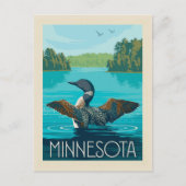 Minnesota | Loon Postkarte (Vorderseite)