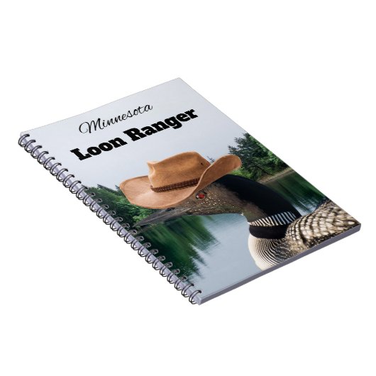 Minnesota Loon Ranger Spiral Notebook Notizblock (Rechte Seite)