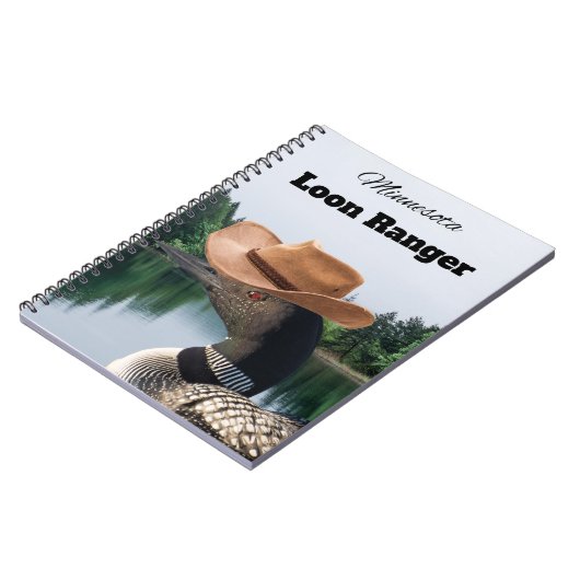 Minnesota Loon Ranger Spiral Notebook Notizblock (Linke Seite)