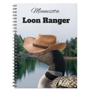 Minnesota Loon Ranger Spiral Notebook Notizblock