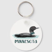 Minnesota Loon Schlüsselanhänger (Vorderseite)