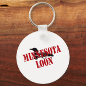 Minnesota Loon Schlüsselanhänger (Vorderseite)