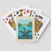 Minnesota | Loon Spielkarten (Rückseite)