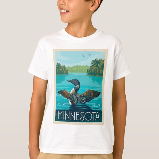 Minnesota | Loon T-Shirt (Vorderseite)