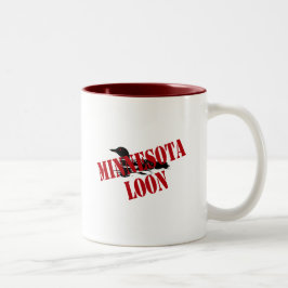 Minnesota Loon Zweifarbige Tasse