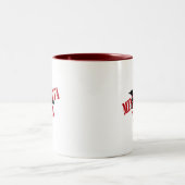 Minnesota Loon Zweifarbige Tasse (Mittel)