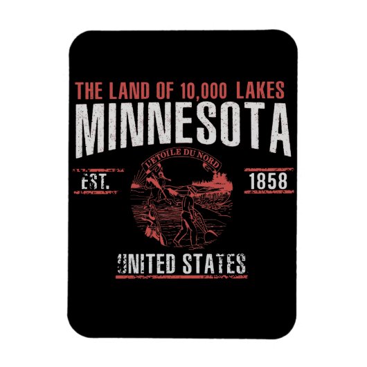 Minnesota Magnet (Vertikal)